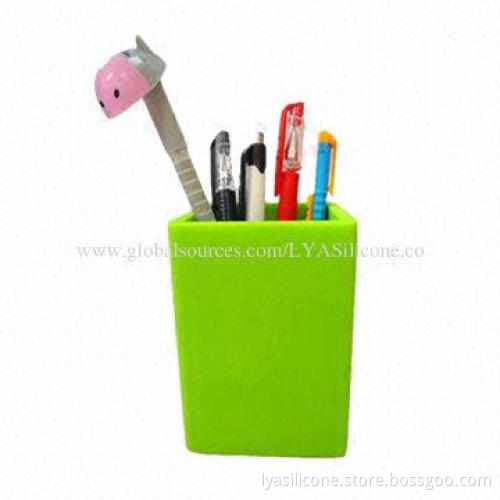 Silicone Brush/Pen Pots, Also Can be Used as Flowerpot, Drop Resistance Children's Use